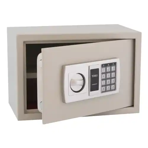 Cassaforte elettronica Toro da muro incasso hotel albergo cm31x20x20h sportello 5 mm Korting