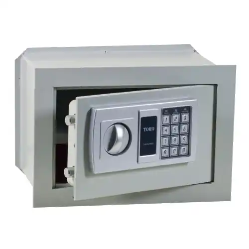 Hete Deal Cassaforte elettronica Toro da muro incasso hotel albergo cm36x20x24h sportello 6mm
