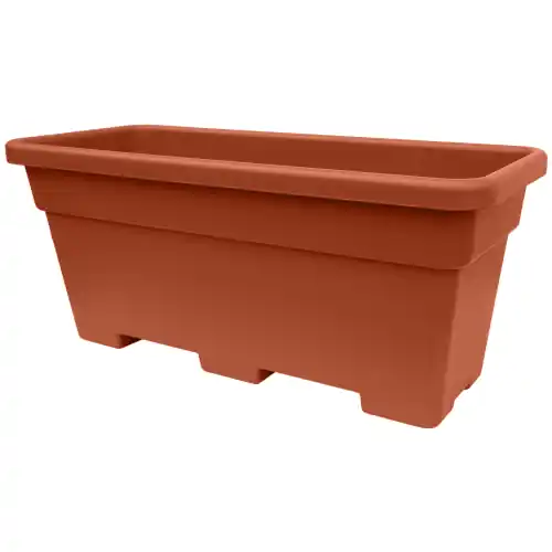 Veilige Betaling Cassetta balconetta Maxi in polipropilene cm 60x32x28 h fioriera vaso per balcone