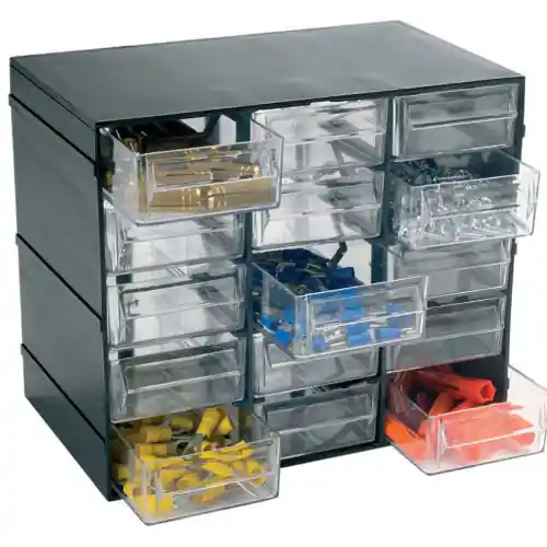 cassetta cassettiera portaminuteria Hobby 15 scomparti cassetti minuteria Aanbieding