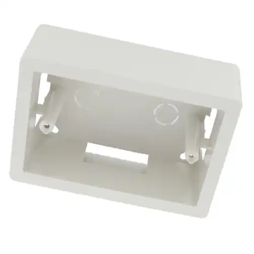 Exclusieve Aanbieding Cassetta esterna in tecnopolimero a base di PVC rigido a 3 moduli interasse 83,5 mm IP40 bianca