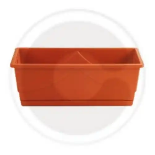 Alleen Vandaag cassetta in plastica mod Bremen cm 50 per vasi piante da giardino terrazzo