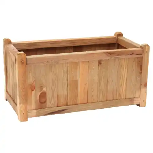 Exclusieve Aanbieding Cassetta portafiori e piante cm 80x40x40 in legno di pino impregnato fioriera per terrazzo giardino esterno