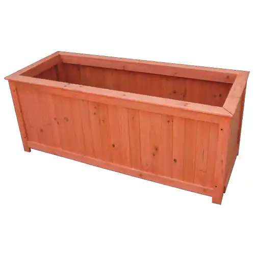 Populair Cassetta portafiori e piante cm 90x45x45 in legno trattato fioriera per terrazzo giardino esterno