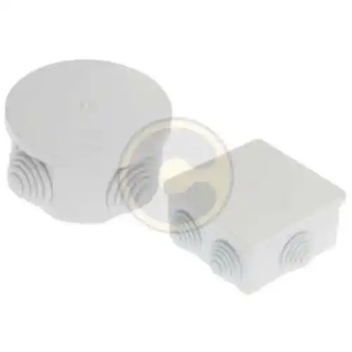 cassetta scatola derivazione stagna Ø 80x40 mm contenitore con passacavi IP55 Merkproduct