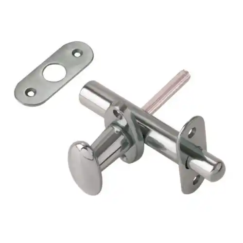 Direct Verzonden catenaccio a cremagliera con pomolo cromo satinato 60 mm per porte legno