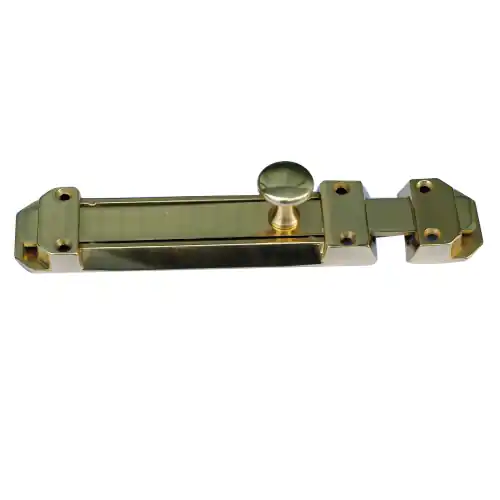 Rechtstreeks Van De Fabrikant Catenaccio orizzontale in ottone lunghezza 15 cm finitura lucido lucchetto per porta