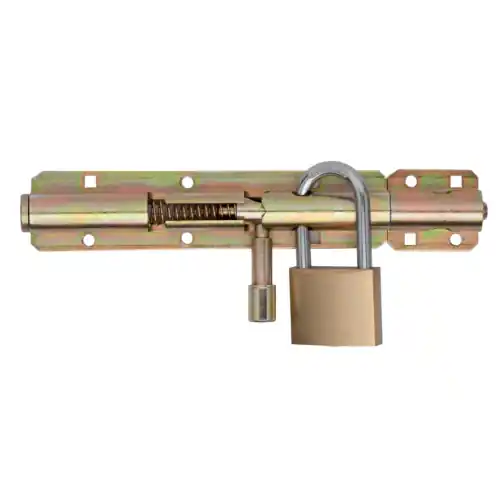 Nieuw catenaccio portalucchetto automatico 30 cm 300 mm acciaio zincato