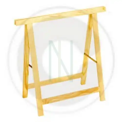 Cavalletto multiuso in legno di pino super cm 73,5x77h Beperkte Voorraad