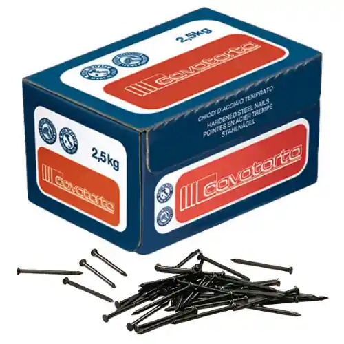 Cavatorta 2,5 kg chiodi in acciaio temperato 7 cm Ø 3,5 mm Speciale Aanbieding