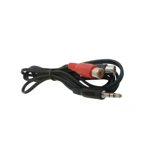 Cavo per connesione audio 1,5 mt d. 3,5 mm jack maschi stereo 2 rca Beperkte Voorraad