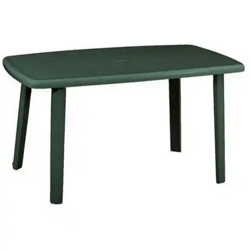 Cayman tavolo in polipropilene con finitura lucida verde da esterno 140x90x72 cm Actieprijs