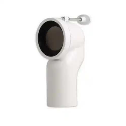 Ceramica Dolomite curva tecnica in plastica 90° ad S per scarico wc Beperkte Voorraad