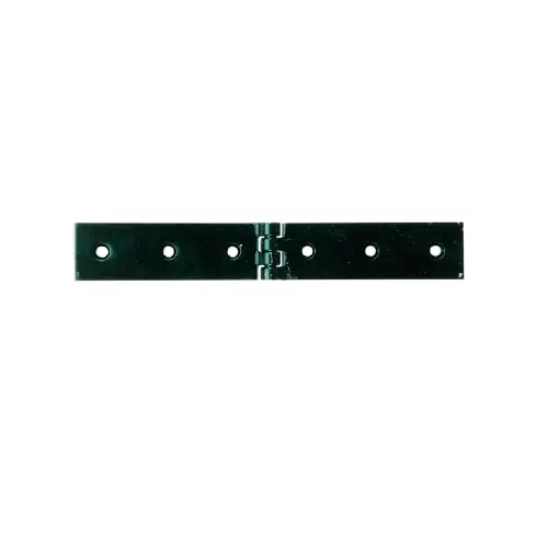 Alleen Vandaag Cerniera a libretto in acciaio verniciato nero lunghezza 12 cm altezza 3 cm per casse