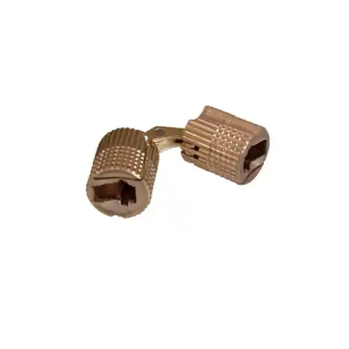 Cerniera invisibile in ottone diametro Ø 14 mm cilindrica finitura lucida Bestseller