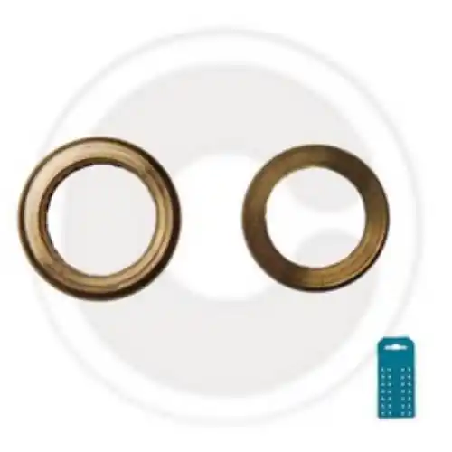 cf 10 pz rondelle in ottone lucido foro Ø 12 mm rondella per cerniere Populair