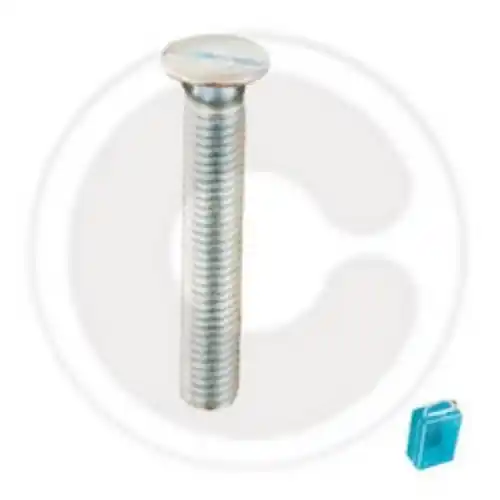 cf 15 pz vite viti a metallo testa piana passo grosso Ø 6x25 mm con dadi taglio Rechtstreeks Van De Fabrikant