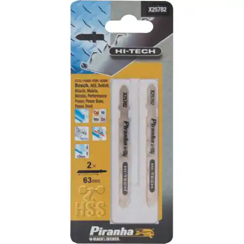 Seizoensaanbieding cf 2 lame JBX per metallo attacco baionetta piranha X25792 taglio grosso <60 mm
