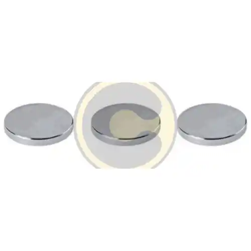 cf 2 pz bottoni magnetici nichelati portata calamita 8 kg bottone magnetico Weekendaanbieding