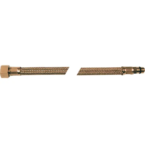 cf 2 pz flessibile monocomando cm 35 misura 10x1 corto acciaio ottone flessibili Hete Deal