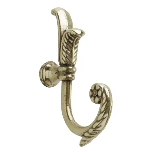 Lage Prijs cf 2 pz ganci per tenda mod tulipano in ottone oro mm gancio con rosetta
