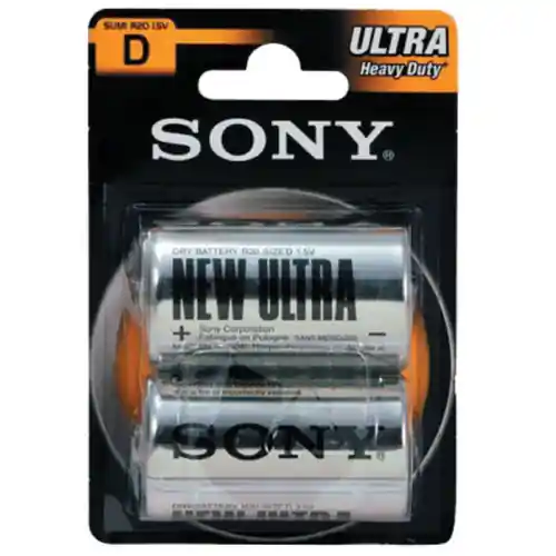 Actieprijs cf 2 pz Sony batteria 1,5V batterie pila pile allo zinco cloride per torcia