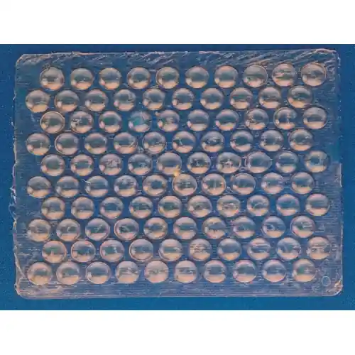 Aanbieding cf 20 pz paracolpi adesivi a goccia in plastica trasparente mm 10x3 autoadesivo
