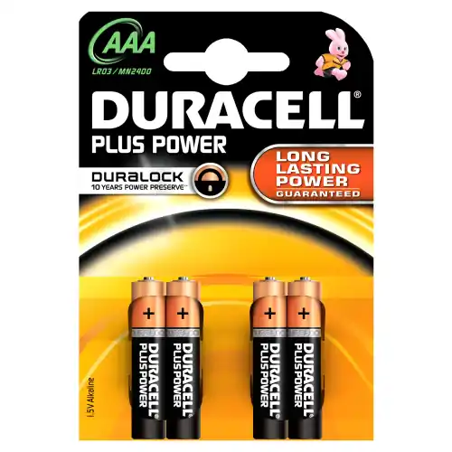 Beperkt Aanbod cf 4 pz Duracell Plus batterie pila pile alcalina ministilo stilo MN2400 1,5W