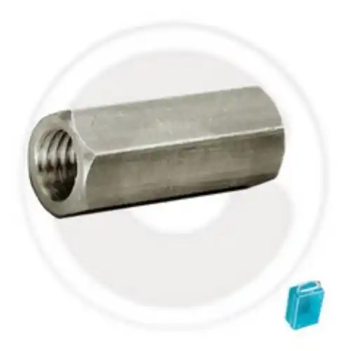 cf 4 pz manicotto manicotti esagonale acciaio zincato M8x40 mm giunzione barra Favoriet