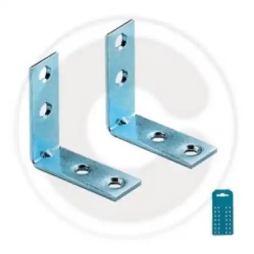Favoriet cf 5 pz lastrina lastrine ad angolo 4 fori cm 5x5 acciaio piastrina angolare