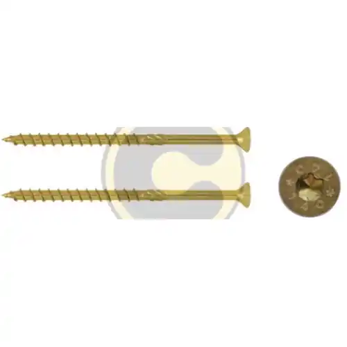 Direct Beschikbaar cf 5 pz viti portanti per legno in acciaio testa piana torx T40 Ø 8x100 mm