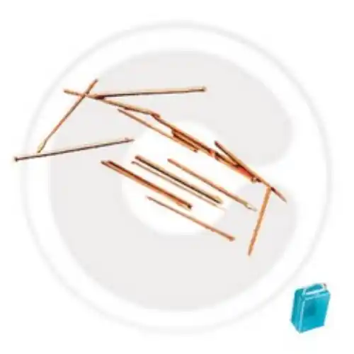 cf 80 gr chiodi gruppini in acciaio ottonato 1,5x30 mm chiodo testa gruppino Superprijs