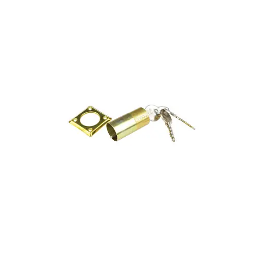 Cilindro esterno a tubo C400 Facchinetti ottone con 3 chiavi Ø 26 mm canotto da 50 mm in acciaio tropicalizzato Op = Op