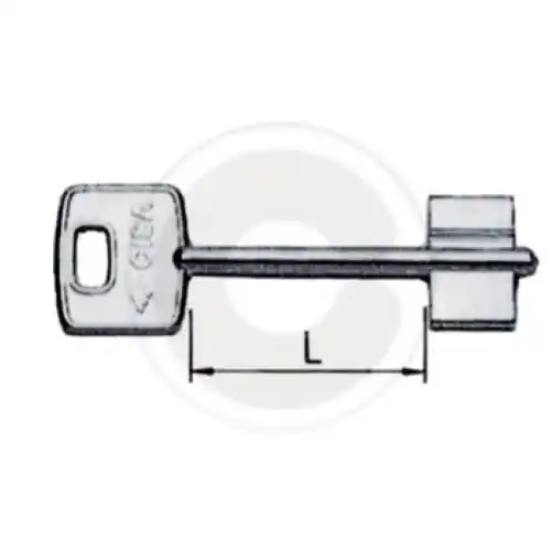 Bestseller Cisa 00100.001 chiave grezza per serrature di sicurezza porte blindate