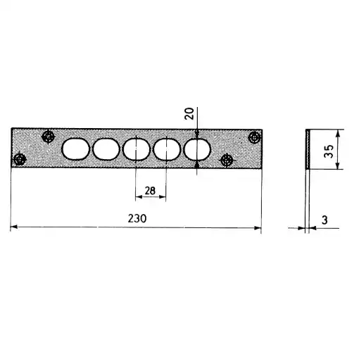 Favoriet Cisa 06220.00 ferrogliera piastra per serrature porte blindate art 57515