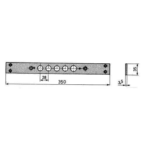 Cisa 06221.00 frontalino piastra per serrature porte blindate art 57515 Laatste Versie