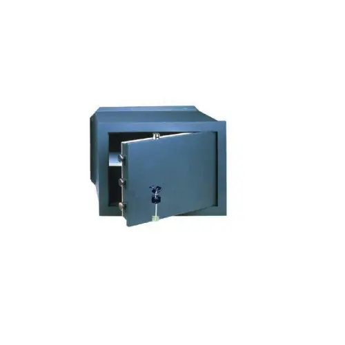 Cisa 82010.41 cassaforte meccanica a muro incasso con chiave doppia mappa 42X30X25 cm frontale in acciaio spessore 10 mm Gecertificeerd