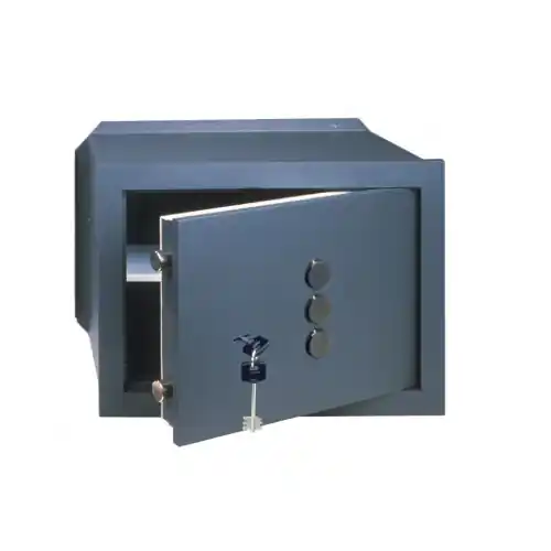 Cisa 82210.31 cassaforte con doppio sistema di controllo/chiusura chiave e più combinatore 3 pomoli 36X24X20 cm frontale in acciaio spessore Goedkoop