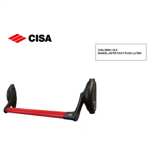 Cisa Fast 59001.10.0 maniglione antipanico push later scrocco laterale Dagaanbieding