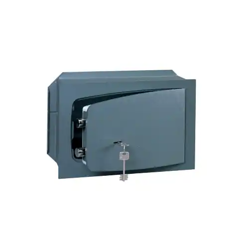 Cisa serie 8A010.31.0 cassaforte meccanica incasso a muro chiusura chiave doppia mappa mm360x195x240h frontale 8mm Bestseller