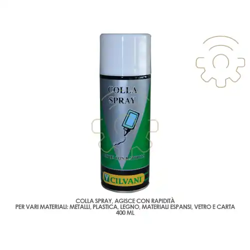 Colla spray professionale 400 ml collante adesivo metallo plastica legno vetro carta Op = Op