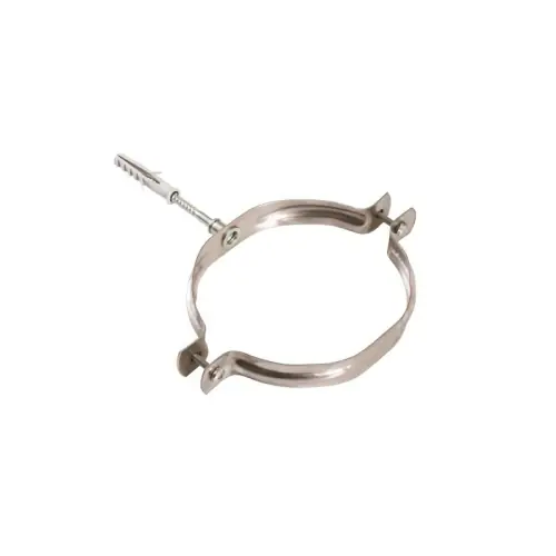 Must-Have Collare di giunzione Ø 8 cm in acciaio inox con tassello spessore 0,6 mm per tubo stufa stufe a pellet stringitubo