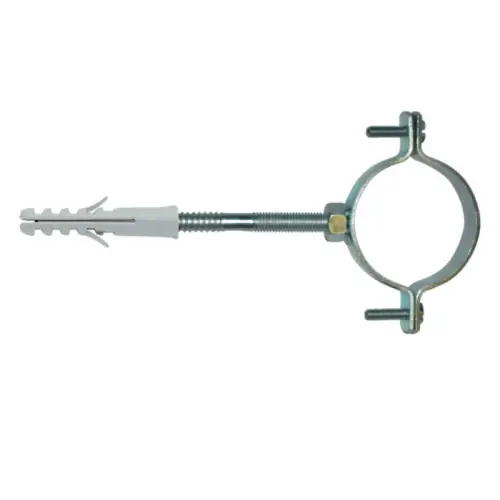Collare Elematic E/CL 1.1/4" 2 pz in acciaio zincato con vite di congiunzione e tassello Ø 10 mm collari per tubo gronda fermatubo grondaia Fabrieksprijs