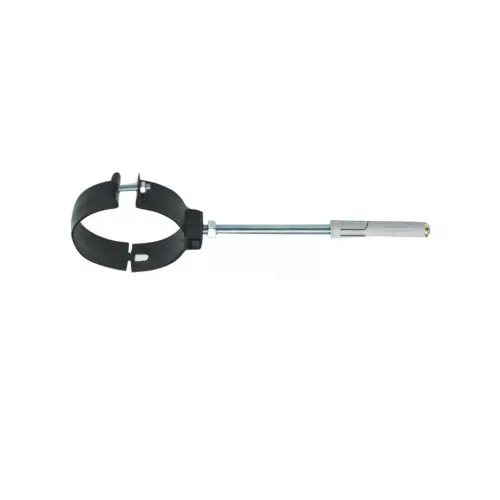 Actieprijs Collare pesante nero satinato Ø 10 cm per fisaaggio tubo tubi stufa camino