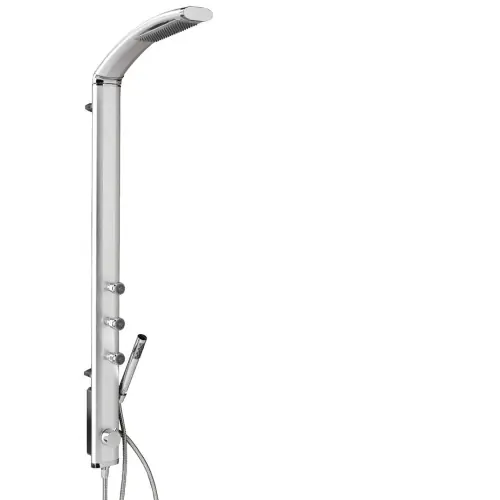 Merkproduct Colonna doccia Mix fitness shower in alluminio soffione orientabile 160°