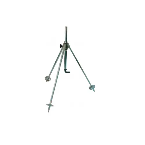 Merkproduct Colonna per irrigatori in acciaio zincato attacco 1" maschio Universale attacco conico curvo tubo centrale regolabile in altezza max. 120 cm per irrigazione giardino