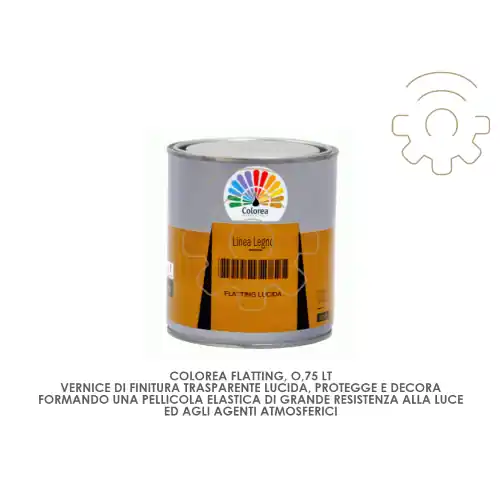 Must-Have Colorea flatting finitura trasparente lucida 0,75 lt protegge decora