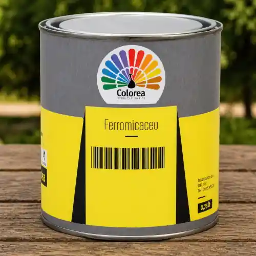 Bestel Nu Colorea smalto ferromicaceo grigio scuro 0,750 lt per ferro e ferro battuto per cancellate recinzioni ringhiere scale (Grigio Scuro)