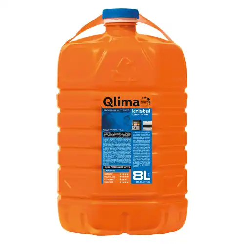 Combustibile liquido Qlima Kristal a base di isoparaffina per stufe e camini tanica 8 lt punto di infiammabilità > 65°C Voordeelprijs