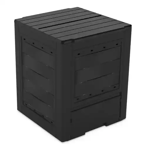 Beperkte Voorraad Compostiera in resina per rifiuti organici cm 60x60x73 capacità 260 lt composter da giardino